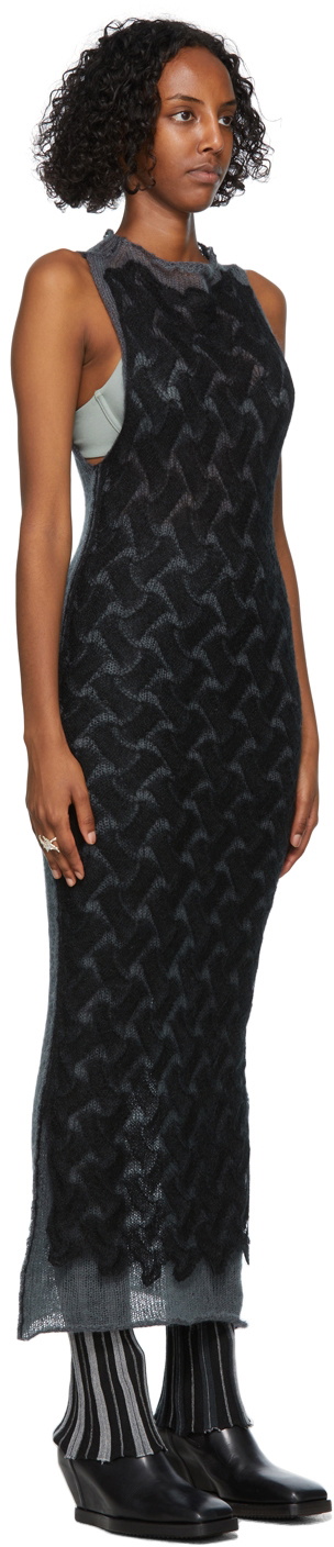 PERVERZE Black & Grey Double Knit Dress PERVERZE