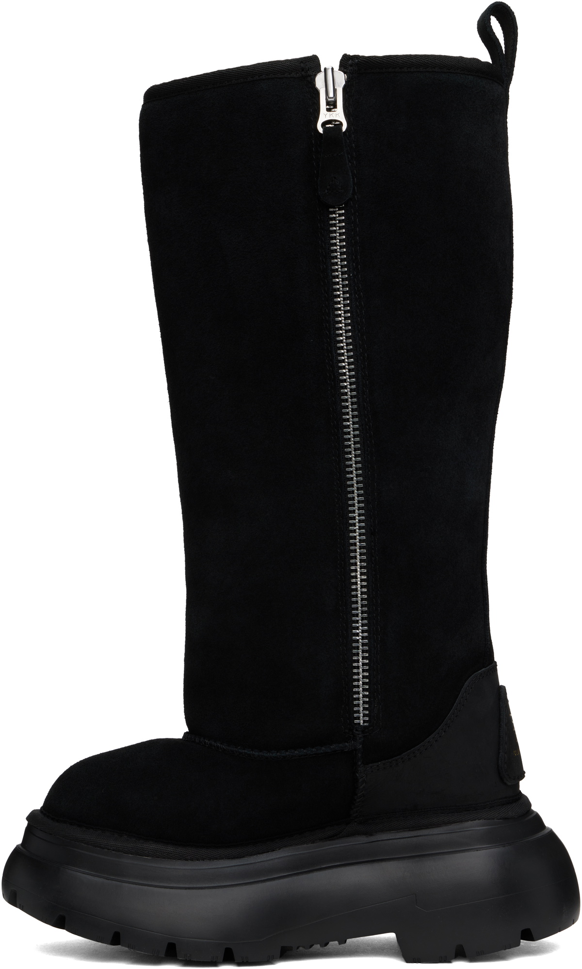 R13 Black Tall Chunky Shearling Boots