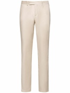 LARDINI - Linen Blend Straight Pants