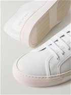 COMMON PROJECTS - Tournament Low Leather-Trimmed Nylon Sneakers - White