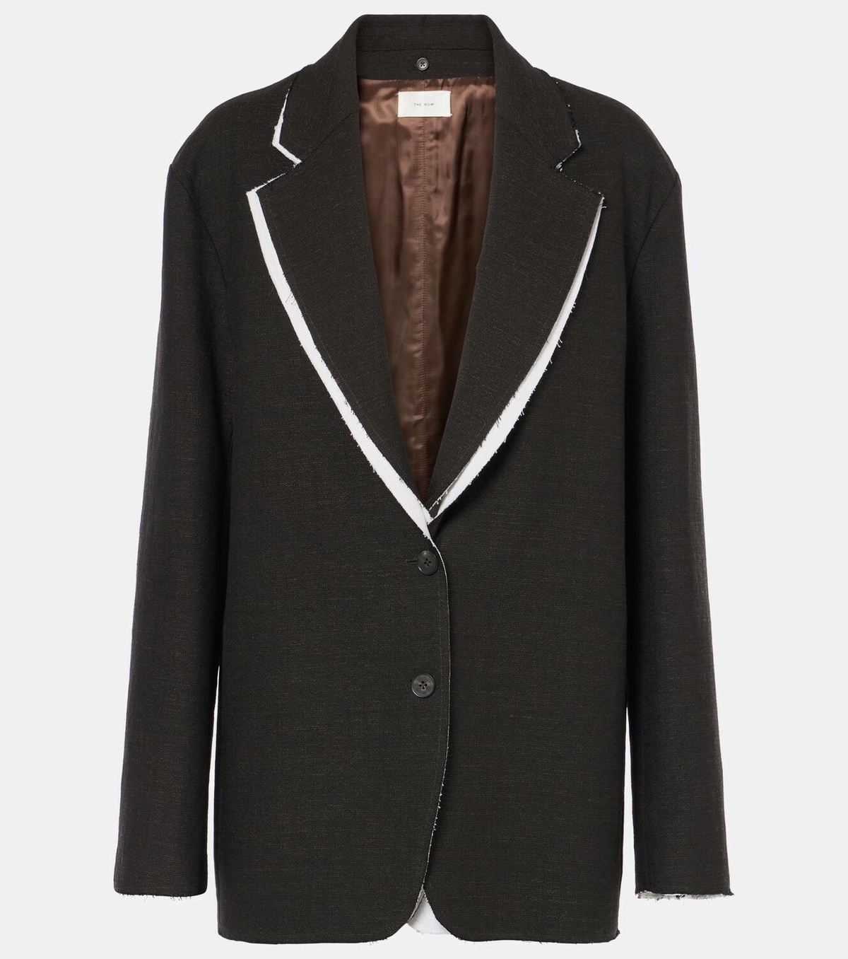The Row Lysandre cotton and wool-blend blazer The Row The Row Lysandre cotton and wool-blend blazer The Row