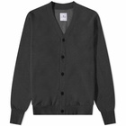 Uniform Experiment Men's Paneled Sleeve Sweat Cardigan in Black