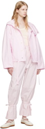 LEMAIRE Pink High Collar Jacket