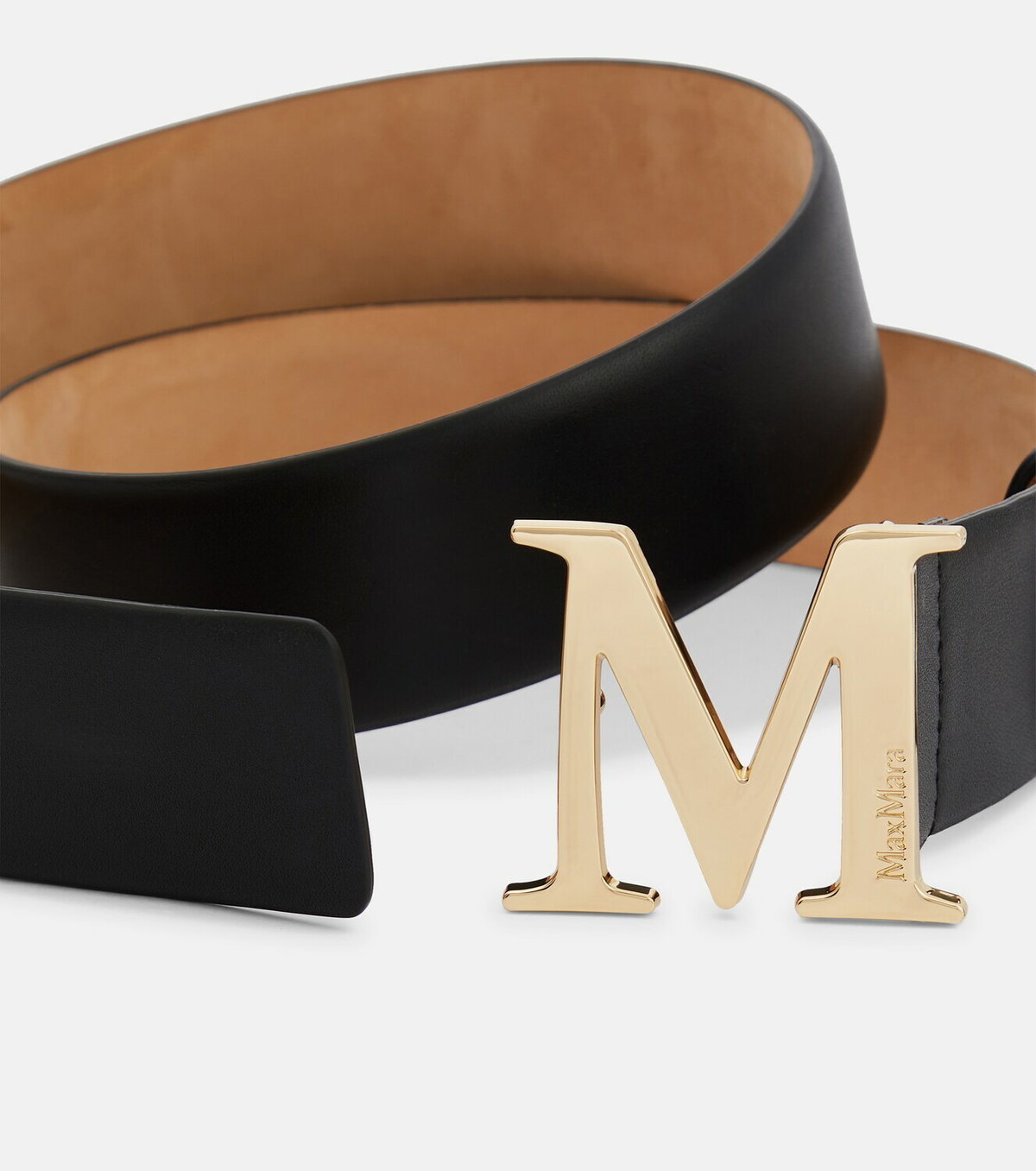Max Mara - Monogram leather belt Max Mara display picture 2
