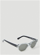 SUB003 Round Sunglasses in Transparent