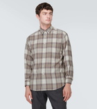 Auralee Checked wool shirt