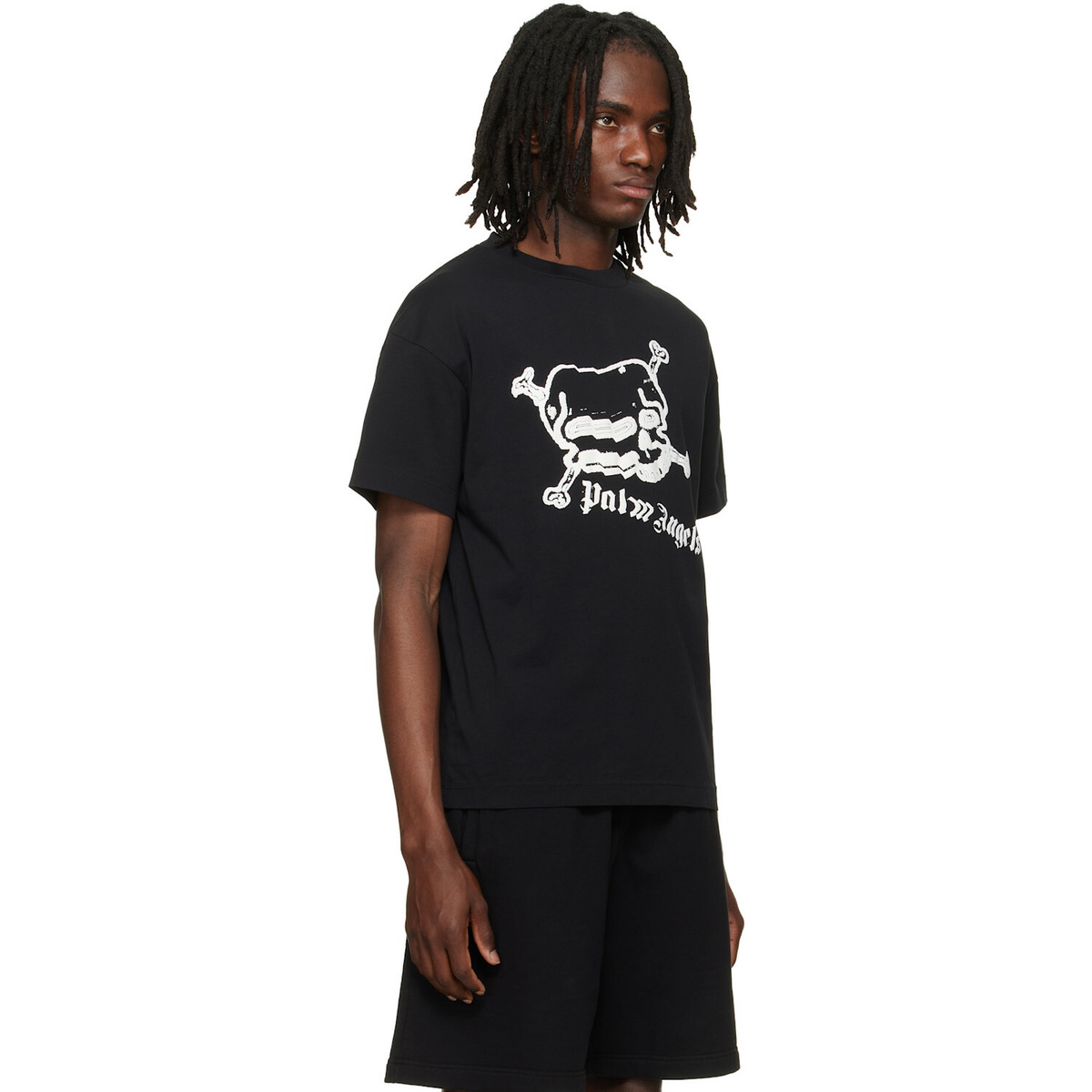 Palm Angels Black Skull T-shirt