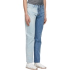 Maison Margiela Blue Spliced Jeans