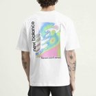 New Balance Men's Classic Tri-Logo Heat Map T-Shirt in White