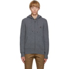 Burberry Grey Cashmere Lindley Hoodie