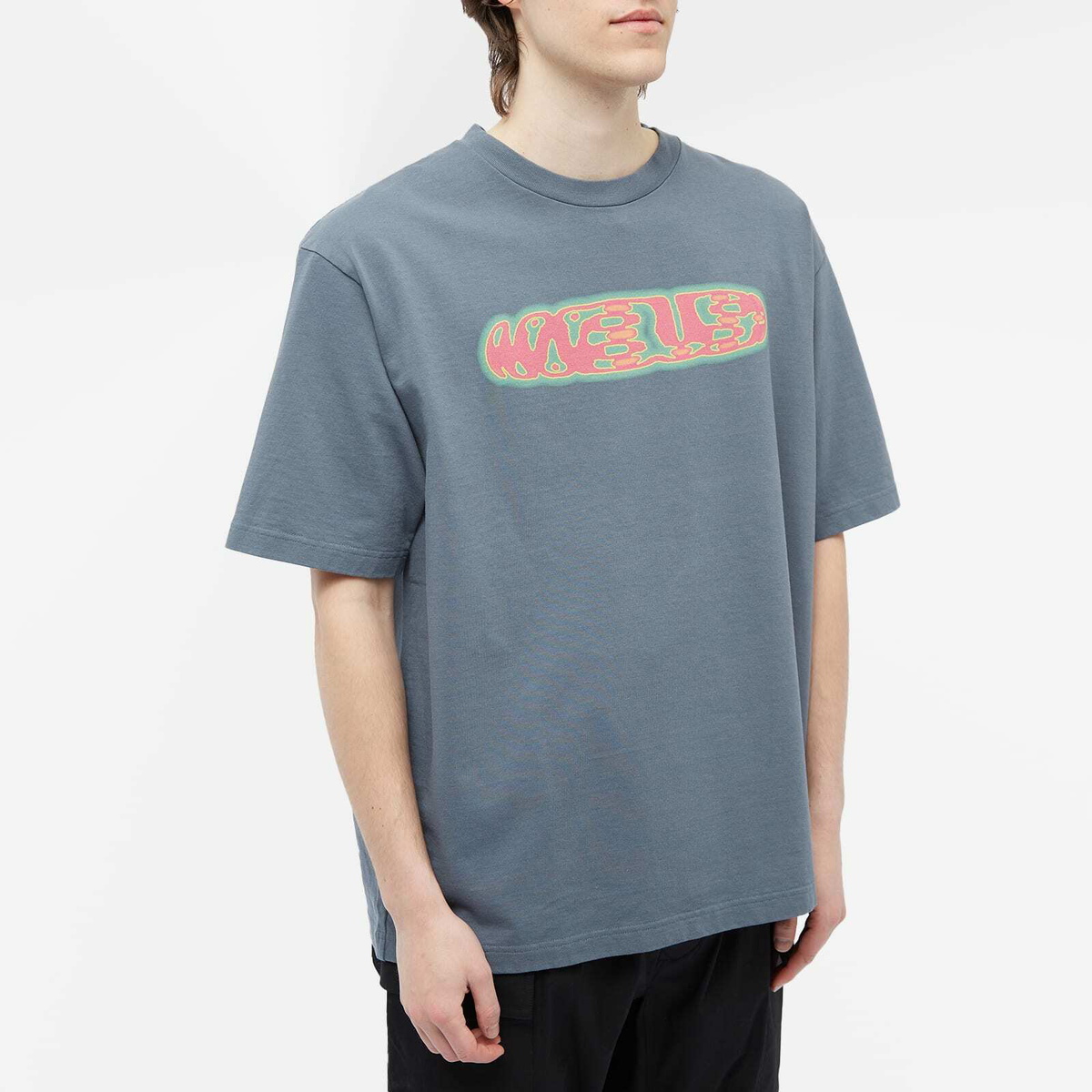 Tシャツ・カットソー AMBUSH Men T-shirt Pink BMAA055S23JER001 3230 Pink Embroidered T-Shirt by AMBUSH on Sale
