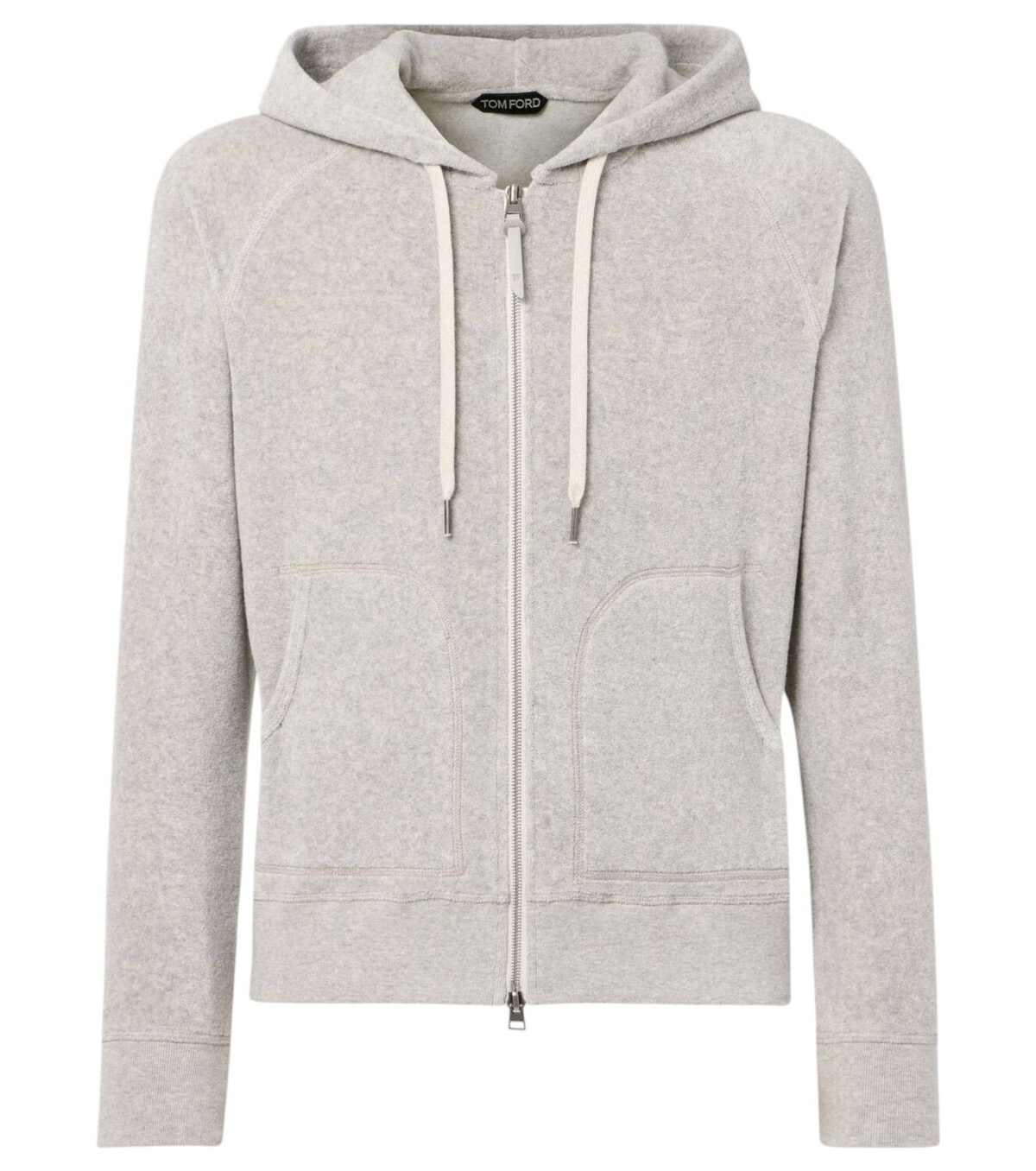 【送料込】TOM FORD コットンジャージー ジップアップフーディー Tom Ford Cotton-blend jersey zip-up hoodie TOM FORD