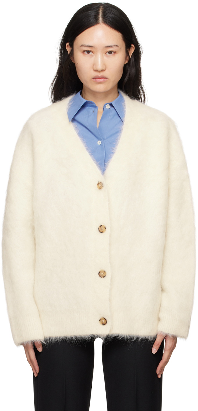 TOTEME: SSENSE Exclusive Off-White Biella Cardigan | SSENSE