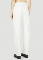 Twisted Seam Jeans in White