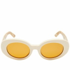 Ace & Tate Women's Patsy Sunglasses in Ivory