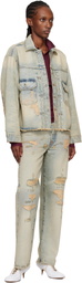 Kenzo Blue Kenzo Paris Denim Trucker Jacket