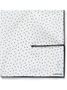 Lanvin - Polka-Dot Silk-Voile Pocket Square