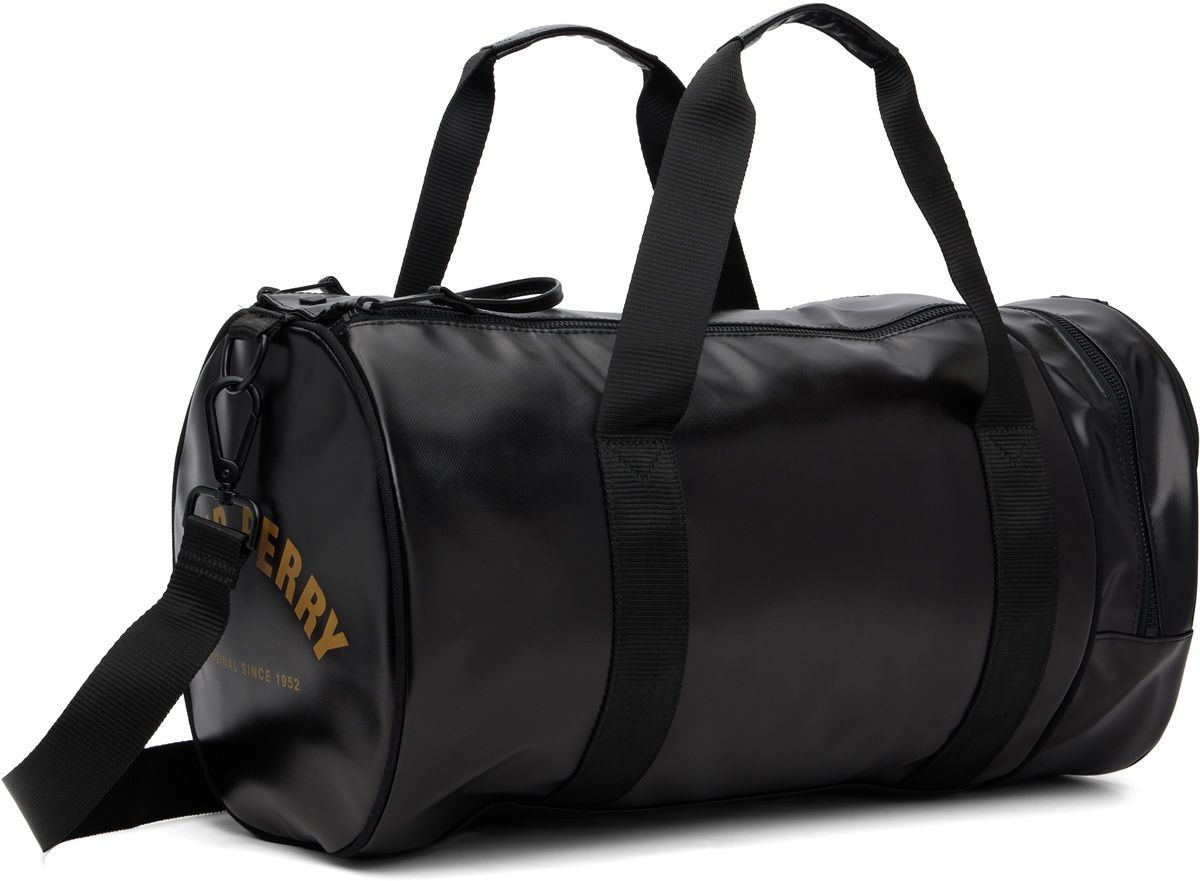 Fred Perry Brown Tonal Barrel Duffle Bag