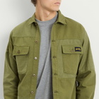 Stan Ray Men's CPO Shirt in Olive Poplin/Sateen