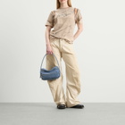 Acne Studios Women's Camero Party Suede Bag in Denim Blue 