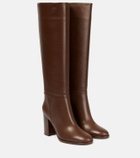 Gianvito Rossi Santiago knee-high leather boots