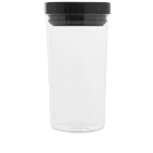 Hario Glass Canister in Black 1L
