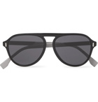 Fendi - Aviator-Style Acetate Sunglasses - Black