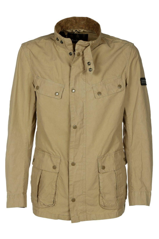 Photo: Barbour Logo Patch Long-sleeved Jacket
