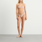 SKIMS Women's Fits Everybody Lace Dipped Thong in Mica Sketched Hearts