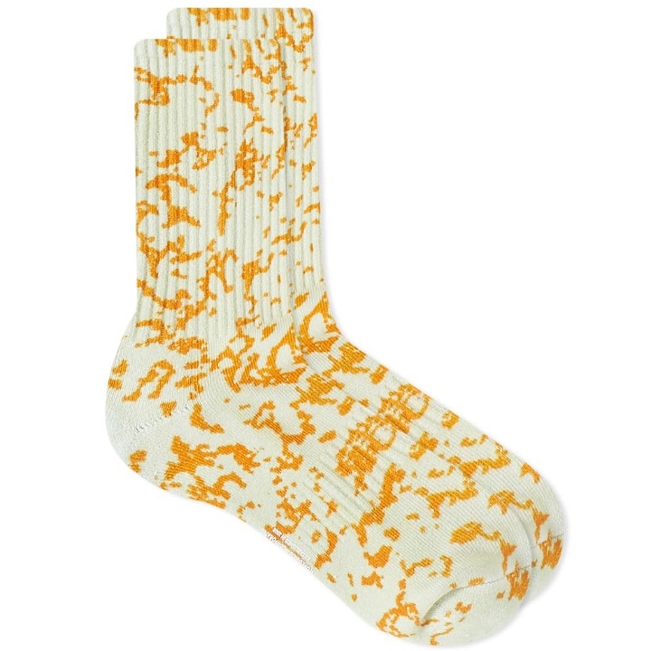 Photo: Butter Goods Men's Speckle Socks in Cream