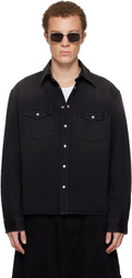 Givenchy Black Classic Denim Shirt