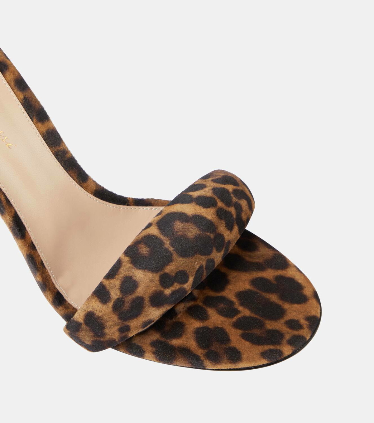 Gianvito Rossi Bijoux 85 leopard-print leather mules
