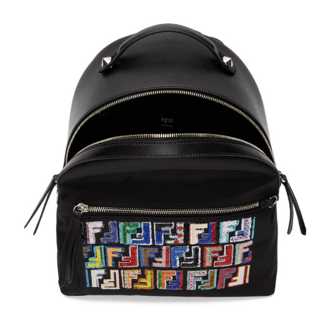 Fendi Black Forever Fendi Zaino Backpack Fendi display picture 1