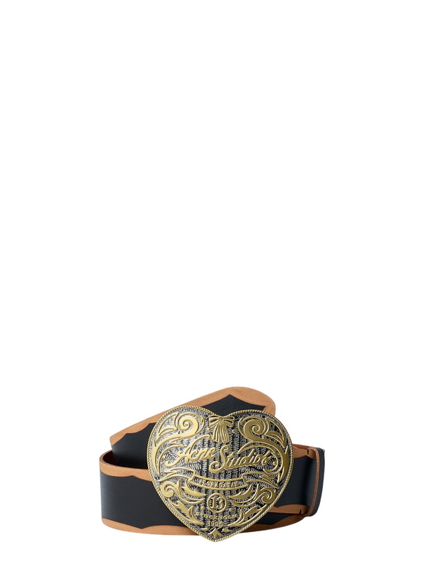 Photo: Acne Studios Heart Logo Engraved Belt