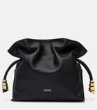 Loewe Flamenco Coil Mini leather clutch