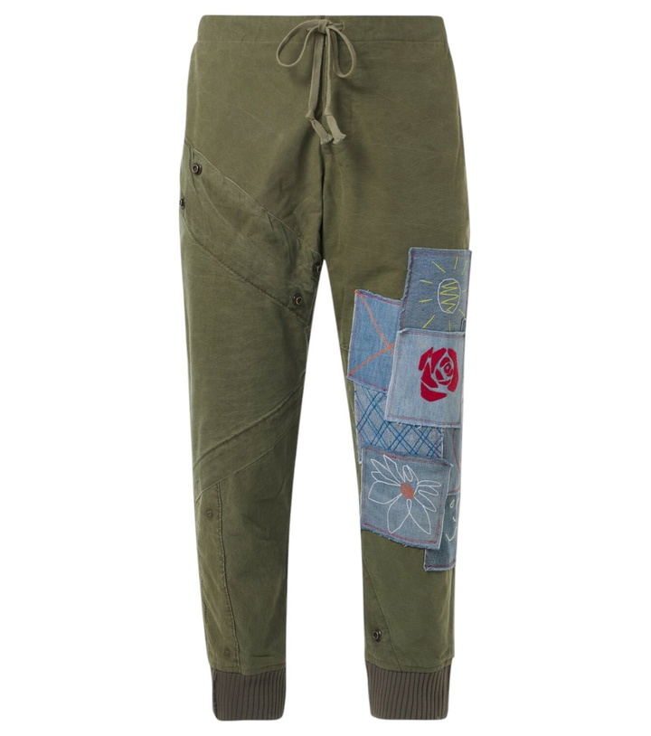 Photo: Greg Lauren Patchwork cotton sweatpants