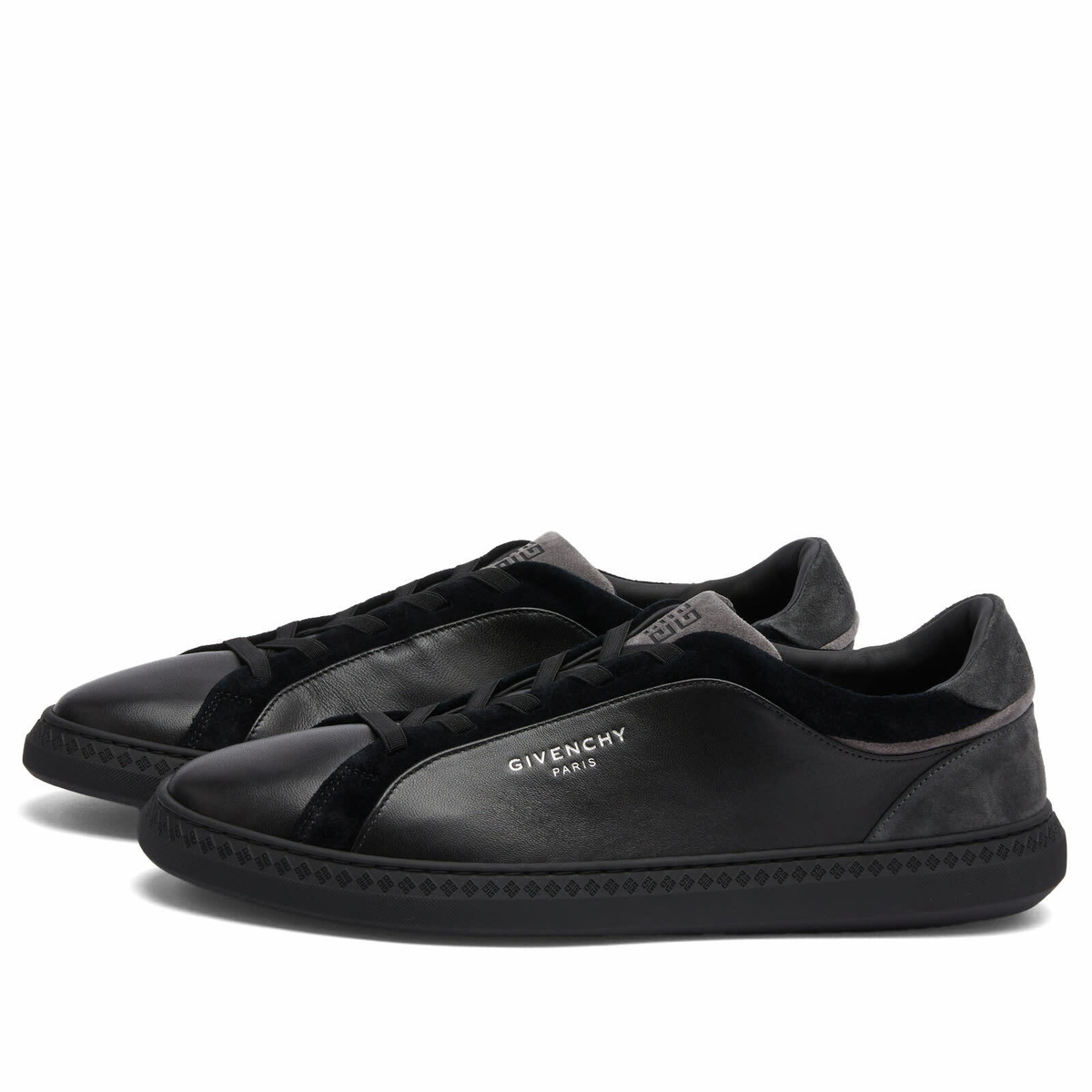 ジュディページ Givenchy Men's G Set Low Top Elastic Sneakers in Black/Grey