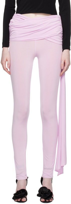 Photo: Magda Butrym Pink Layered Leggings