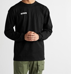 WTAPS - Logo-Print Cotton-Jersey T-Shirt - Black