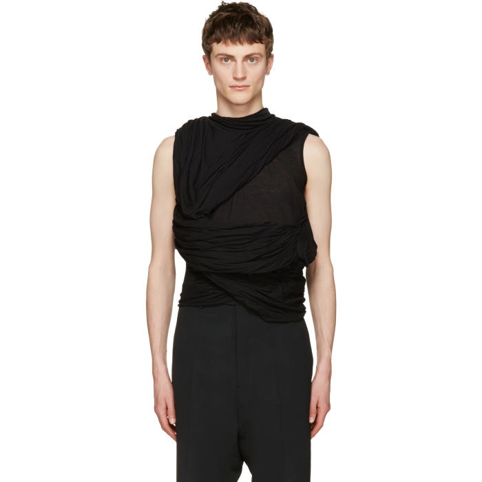 Photo: Rick Owens Black Root T-Shirt