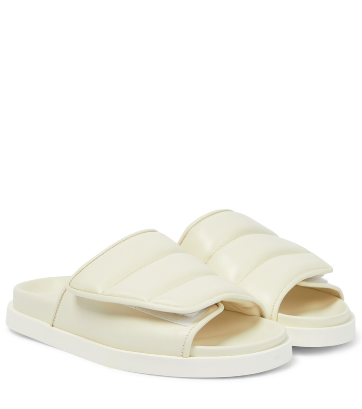 Photo: Gia Borghini - Gia 3 padded leather slides