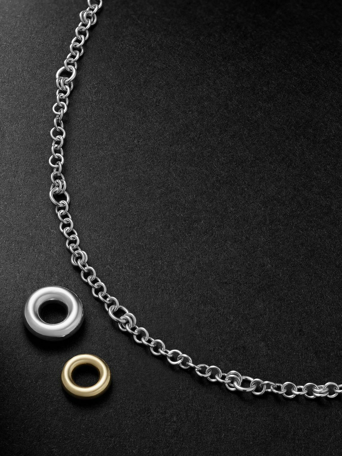 Spinelli Kilcollin - Gravity Sterling Silver and 18-Karat Gold Chain Necklace