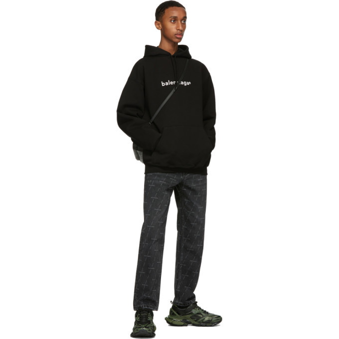 Balenciaga Black New Copyright Medium Fit Hoodie Balenciaga