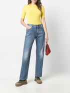 STELLA MCCARTNEY - Striped Straight Leg Denim Jeans