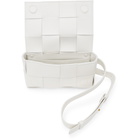 Bottega Veneta White The Belt Cassette Bag