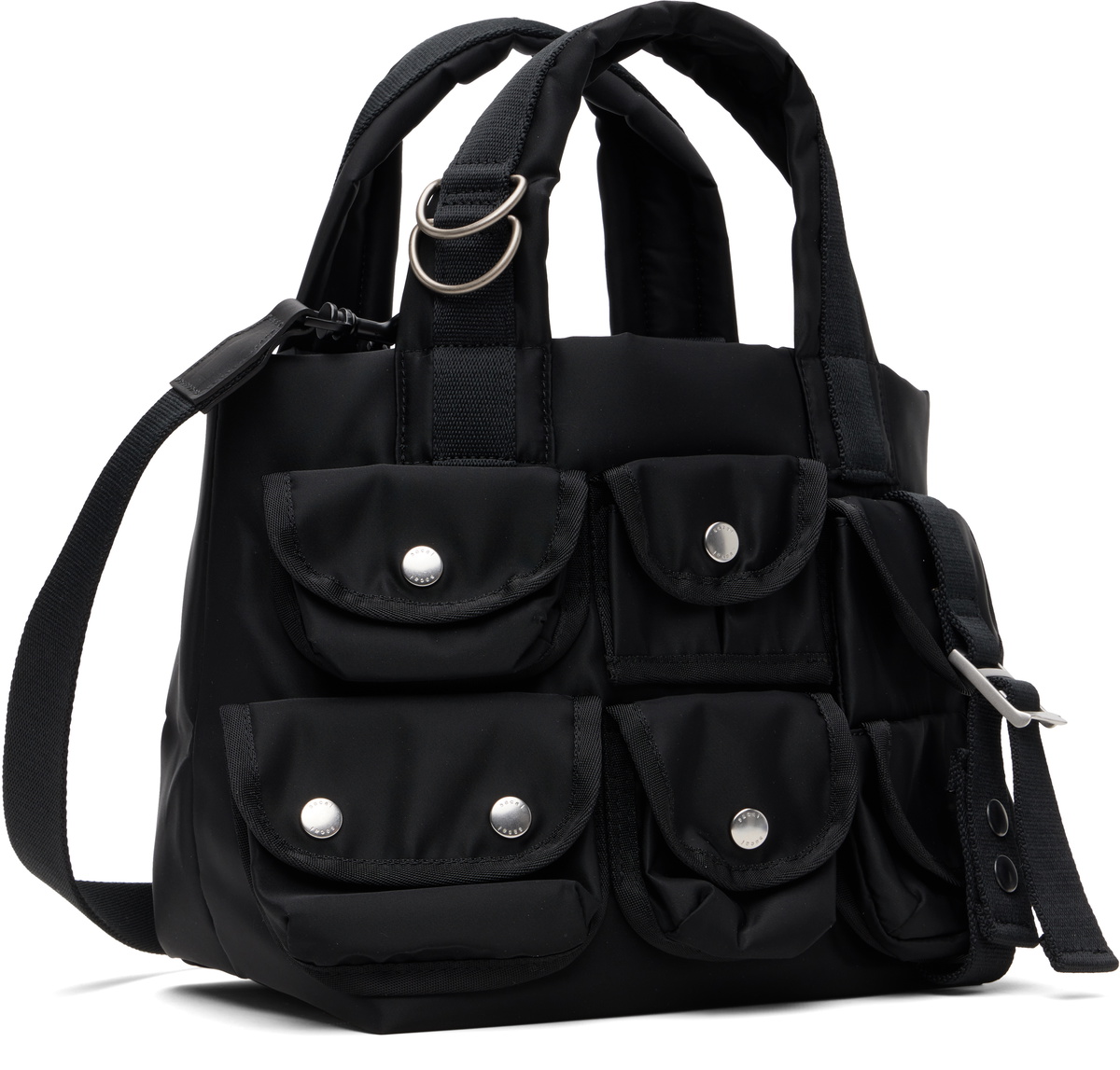 sacai Black Small Nylon Tote