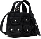 sacai Black Small Nylon Tote