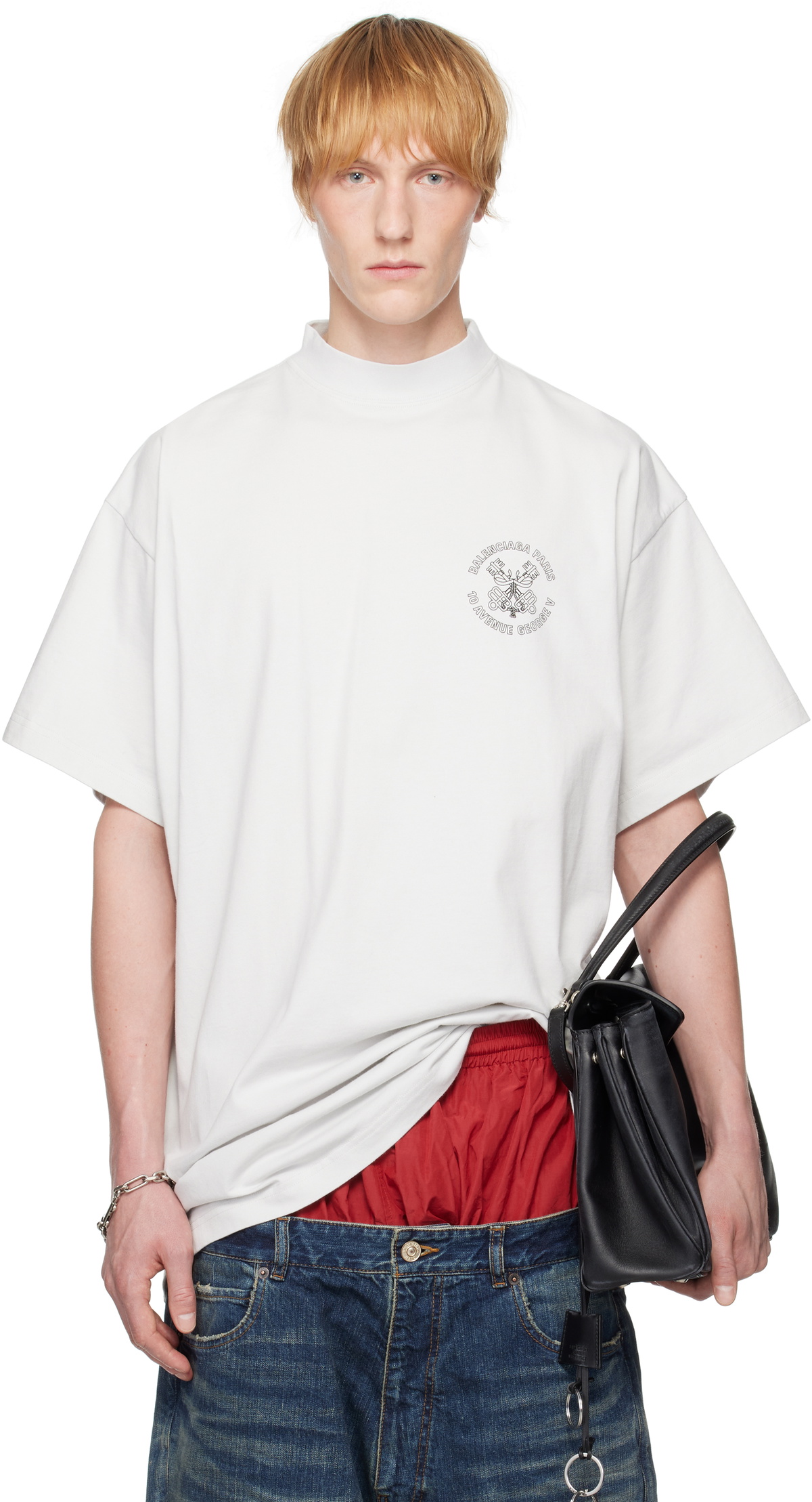 トップス BALENCIAGA - coat of arms t Balenciaga Coat of Arms T