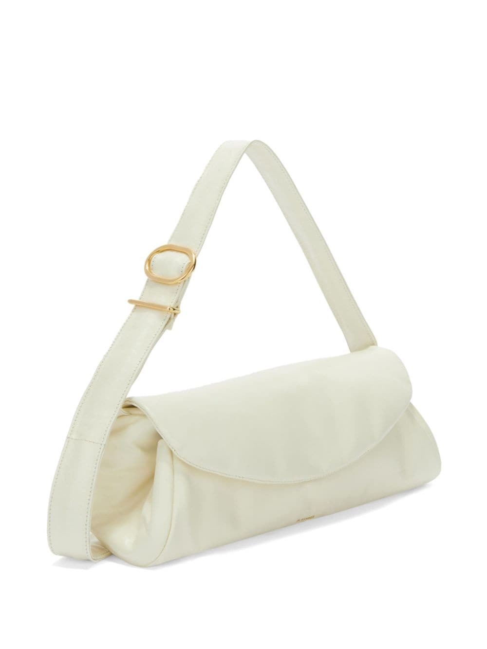 JIL SANDER - Cannolo Padded Large Leather Shoulder Bag Jil