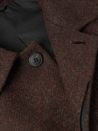 Sunspel - Harris Wool-Tweed Car Coat - Brown